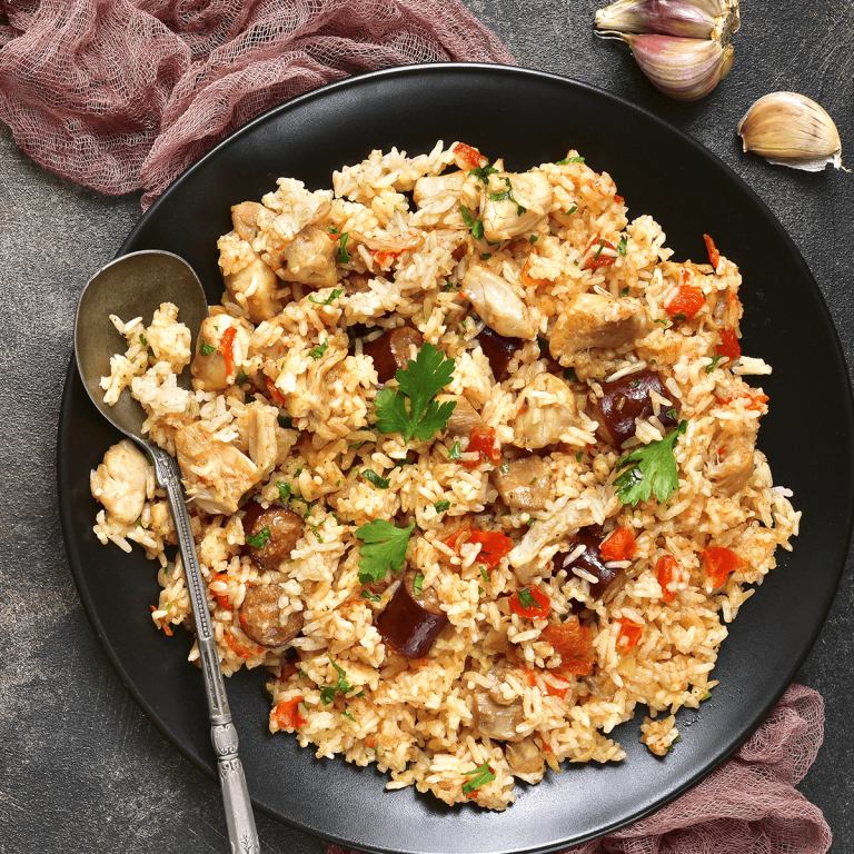 Rižoto sa pecurkama i kobasicama 1200x1200