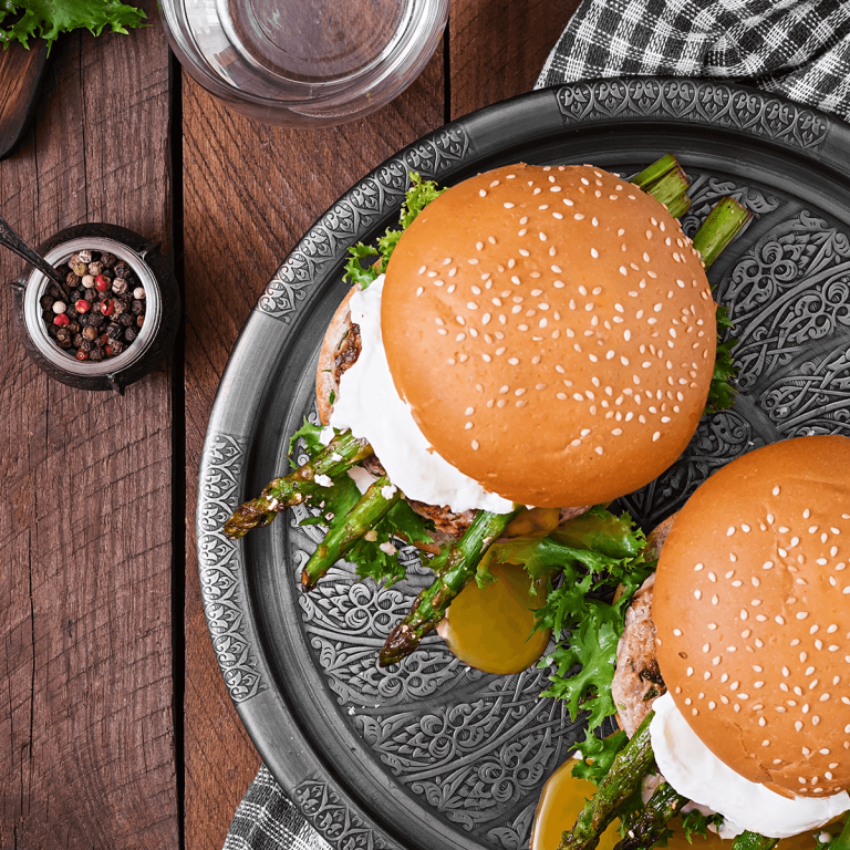 Burger sa šparglom 1200x1200px