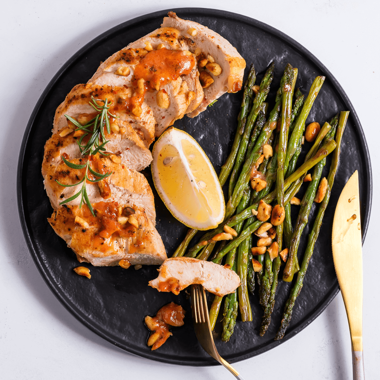 NEW Flora web_54_Piletina sa sparglom u sosu od kikirikija_1200x1200