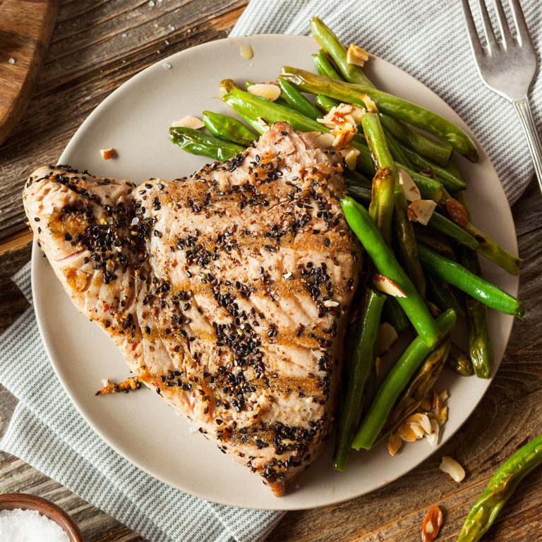 tuna steak sa sparglom